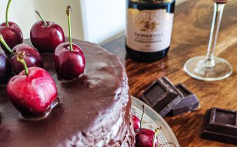 Cherry cake al cioccolato fondente