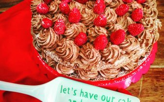 torta al cioccolato con Lamponi