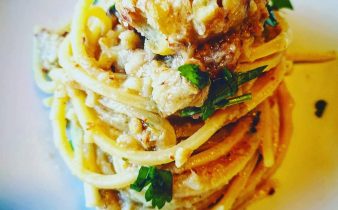 Spaghetti con cavolfiori e castagne