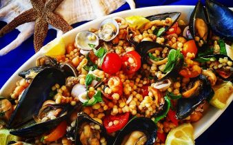 Fregola Sarda all'insalata di mare