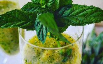 Sorbetto Ananas e menta