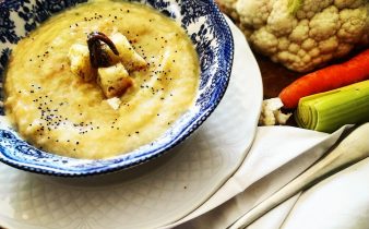 Vellutata di cavolfiore e carote