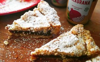 Crostata di melograno, gluten e lactose free