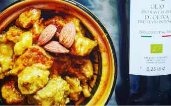 Spezzatino di tacchino al curry lactose free