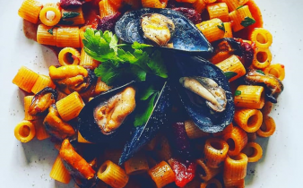 Pasta fagioli e cozze