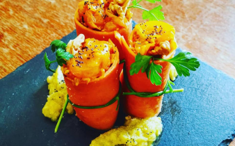 cannolo di lasagnetta fresca ripieno