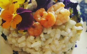 Risotto alle violette