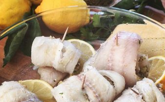 involtini di merluzzo al forno.