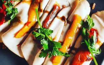 involtini di petto di tacchino con riso venere