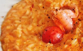risotto cremoso al salmone affumicato