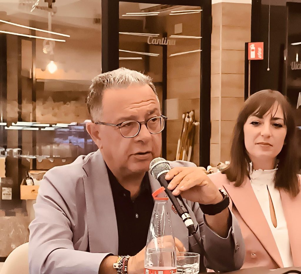 Presidente Agrocepi Corrado Martinangelo e la Console di Albania Anna Medeo